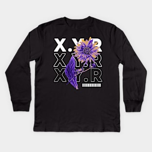 XYR electronic music Kids Long Sleeve T-Shirt